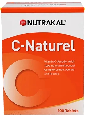 NUTRAKAL C-Naturel  1000 mg. นูทราแคล วิตามินซี 100เม็ด